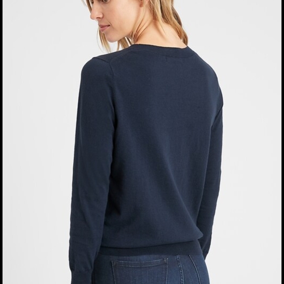 Banana 🍌 Republic - Cat 😺 Intarsia Lightweight Crewneck Sweater Size Small - Picture 2 of 6